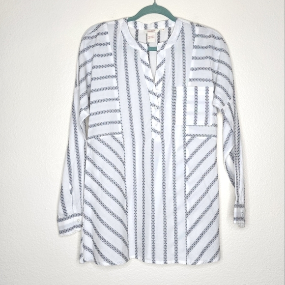Sundance Embroidered Cotton Tunic M - Picture 1 of 5